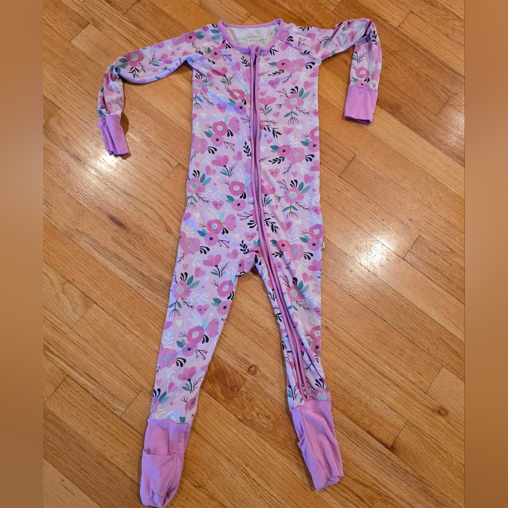 Little Sleepies Floral Zippy
